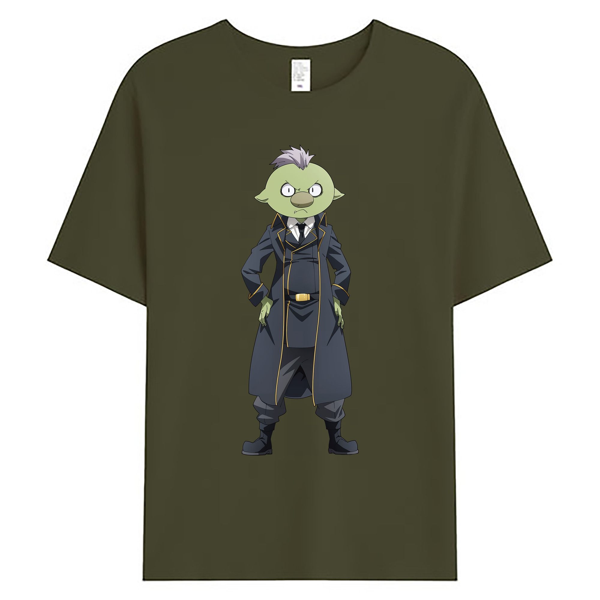 （画像用） 転スラ Regarding Reincarnated to Slime 綿100％ メンズ半袖Tシャツ｜肌触りやわらか＆通気性